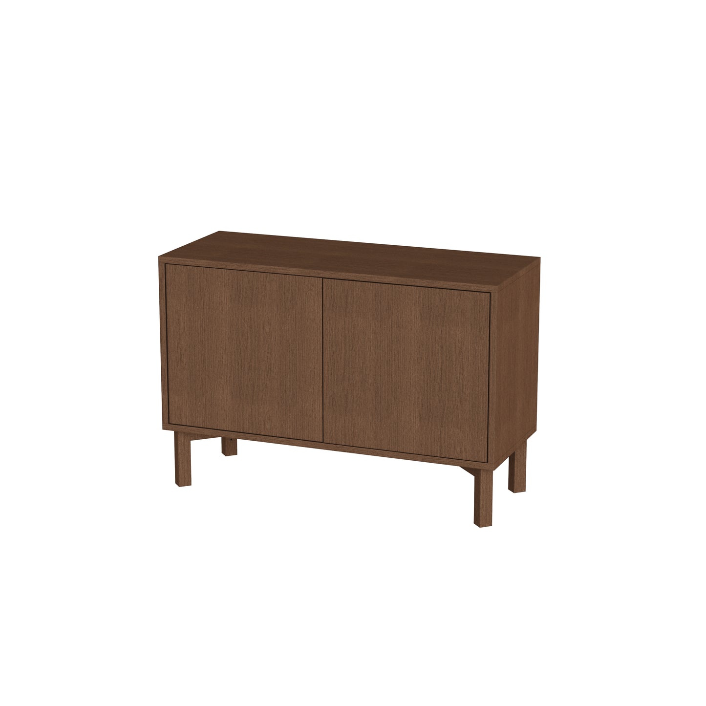 Hem Credenza Small Brown Stained Ash