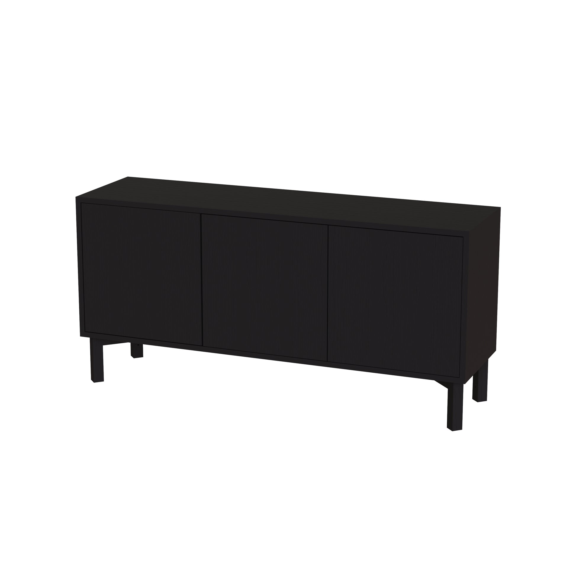  Hem Credenza Medium Black Ash