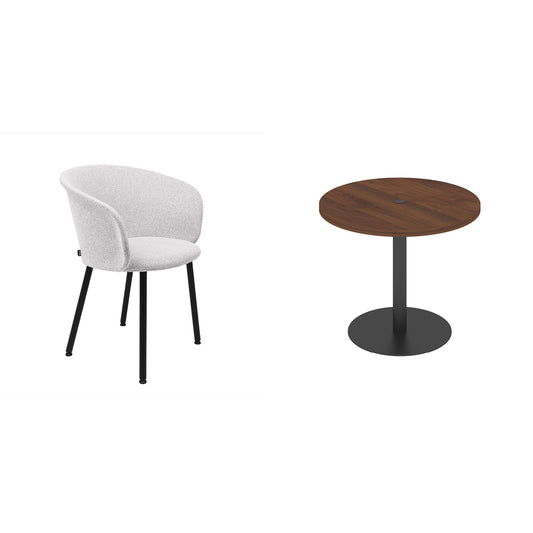 2 ppl Huddle Room (Brown / Porcelain)
