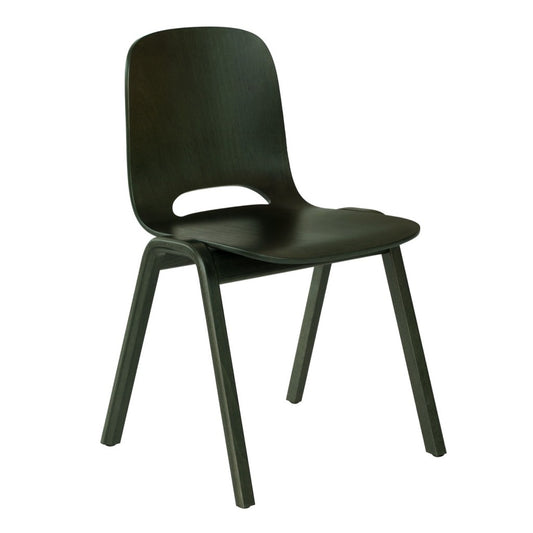 Touchwood Chair (Wooden legs) Dark Green