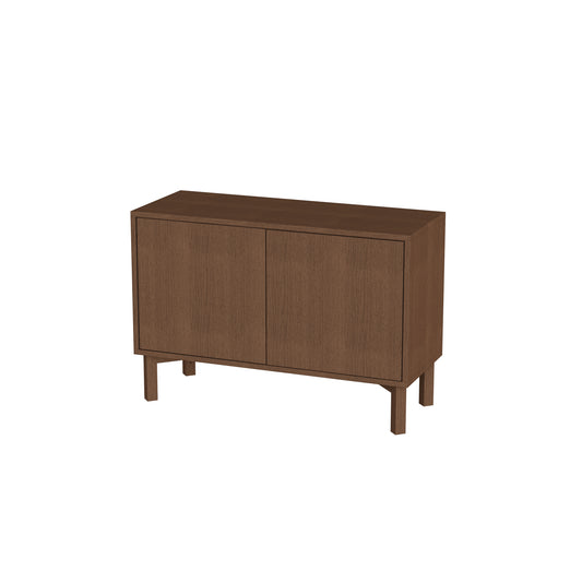  Hem Credenza Small Brown Stained Ash