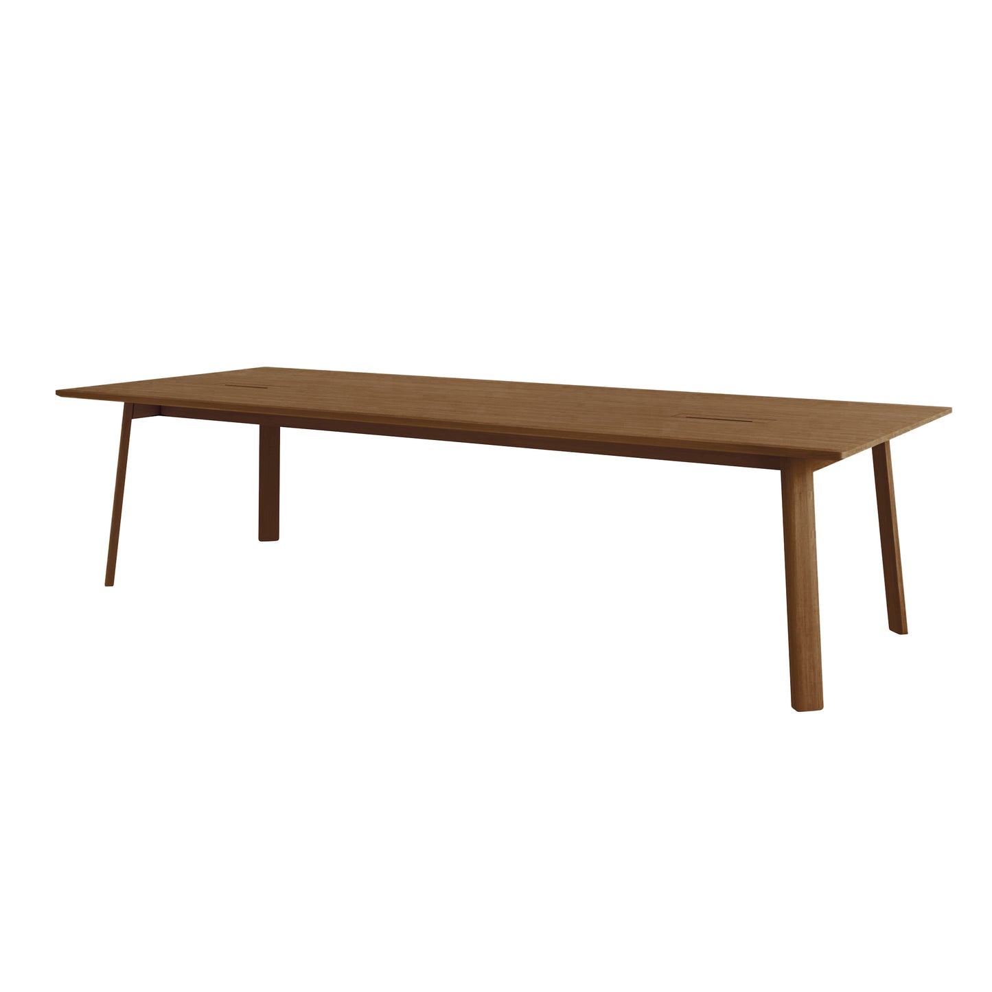 Alle Table Conference 300 cm / 118 in Media Brown Stained Ash