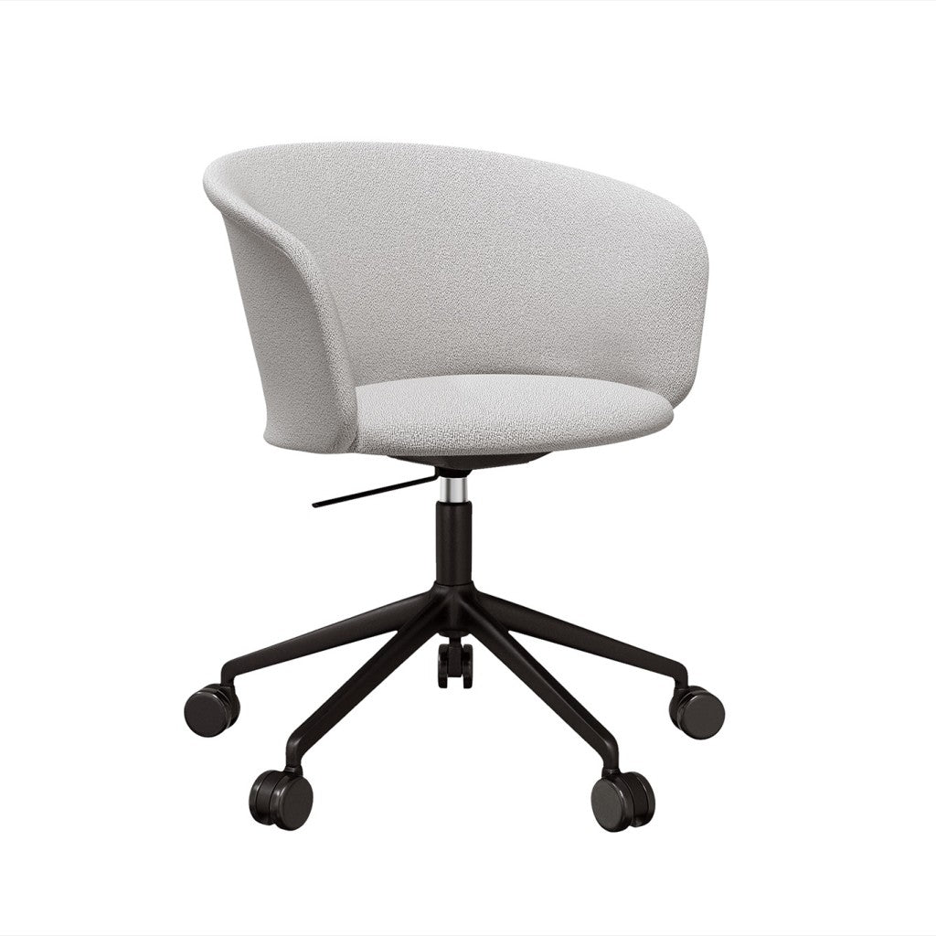 Kendo Swivel Chair 5-star Castors Porcelain / Black