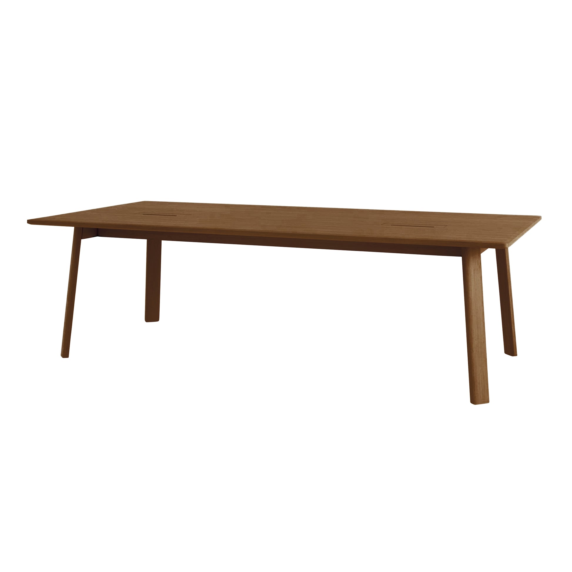 Alle Table Conference 250 cm / 98 in Media Brown Stained Ash