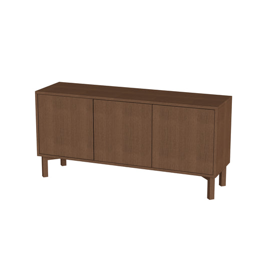  Hem Credenza Medium Brown Stained Ash