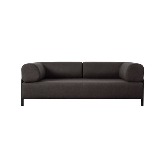 Palo 2-seater Sofa with Armrests Brown-Black